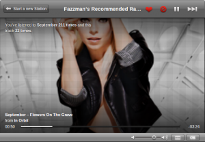 Last.fm can generate personalised music channels